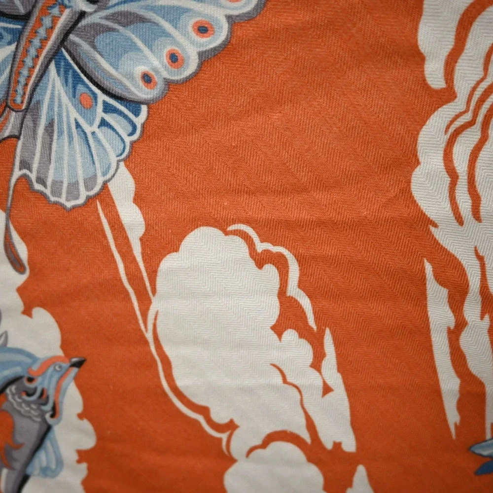 Hermes 'de la mer au ciel' Multicolored Shawl - Picture 9 of 16